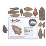 (13) Arrowheads (1 7/8" Kirk Corner Notched Point)