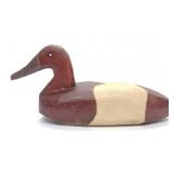 Chopped Style Canvasback Duck Decoy