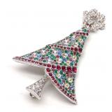 Swarovski 2004 Rockefeller Christmas Tree Brooch