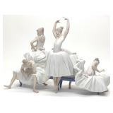 Lrg Lladro 15972 Before the Dance Ballet Sculpture