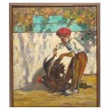 Attributed Vincenzo Irolli Oil on Canvas Painting