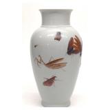Chinese Enamel Insect Pattern Vase