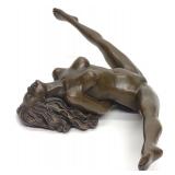 Jean Patoue Bronze Erotic Nude Woman Sculpture