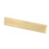 14K Yellow Gold Textured Bar Brooch / Pin (43x8mm)