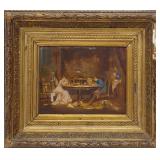 After Auguste Loustaunau Oil on Canvas Painting