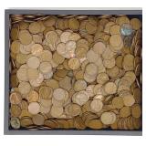 Approx 650 Wheat Pennies