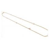 14K Yellow Gold & Freshwater Pearl Chain Necklace