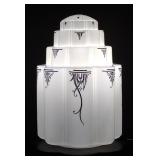 21' Art Deco Skyscraper Shade Table Lamp (Works)