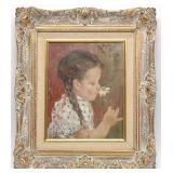 Jean Spencer Original Oil Painting on Board 13x15'