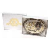 1996 Cheyenne Frontier Days Rodeo Belt Buckle