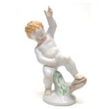 Herend #5751 Porcelain Cherub Figurine