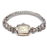 Vintage Benrus 14K Gold Ladies Wrist Watch