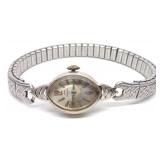 14K White Gold Waltham Ladies Wrist Watch