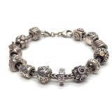 Pandora Sterling Silver 13 Charm Bracelet (ALE)