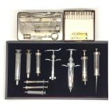 12 Early Medical & Surgical Glass Syringes