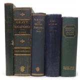 5 Antique Medical Books (Grays, Dictionary, Guide)