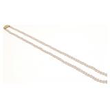 Vintage 14K Gold Seed Pearl 3.5mm Necklace (16.5')