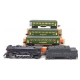 Lionel 224E Loco, 2224W Tender & 3 Pullman Cars