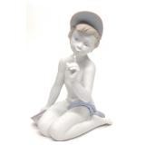 Lladro 6350 Hunting Butterflies Porcelain Figurine