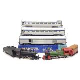 5 Mantua HO Locomotive Trains & Passenger Cars