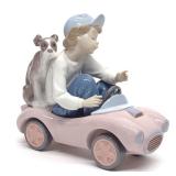 Lladro 5770 Out for a Spin Porcelain Figurine