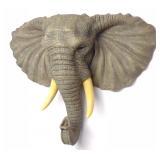 2ft Elephant Head Wall Sculpture (Design Toscano)