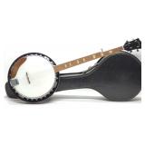 Lark LBJ25 Closed Back 5 String Banjo w/ Case