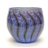 Tom Philabaum Signed Art Glass Bowl (1997)
