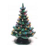 Vintage 19' Ceramic Lighted Christmas Tree (works)