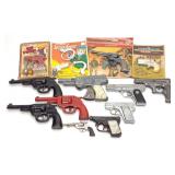 13 Vintage Western Cap Gun Toys (Incl Sealed Toys)