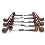 16 Vintage Smoking Tobacco Estate Pipes