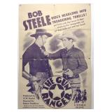 1950 Bob Steele The Gun Ranger One Sheet Poster