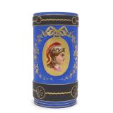 Sevres Style French Painted Soldier Portrait  Vase