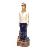 Vintage Dana Canoe Sailor Porcelain Cologne Bottle