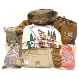 Vintage Davy Crockett Hat, Boots & Outfits