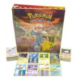 (132) Pokemon Trading Cards w/ 1999 Binder