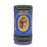 Sevres Style French Painted Soldier Portrait  Vase