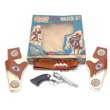 Vintage McKinnon Western Holster Cap Gun Toy Set