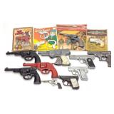 13 Vintage Western Cap Gun Toys (Incl Sealed Toys)