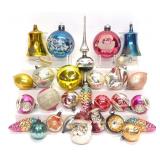 29 Vintage Figural Glass Christmas Tree Ornaments