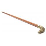 Glass Vial Eagle Head Walking Cane