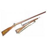 2 Vintage Kadet Toy Rifles Davy Crockett & Trainer