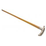 Early 1900s Chinese Silver Mounted Walking Cane