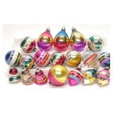 19 Vintage Shiny Brite Glass Christmas Ornaments