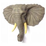 2ft Elephant Head Wall Sculpture (Design Toscano)