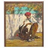 Attributed Vincenzo Irolli Oil on Canvas Painting