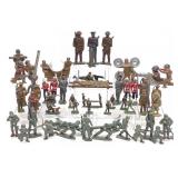 53 Vintage Lead Toy Soldiers (Incl. Barclay)
