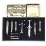 12 Early Medical & Surgical Glass Syringes