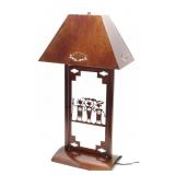 Southwest Copper Table Lamp (works)