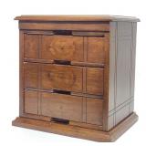 19th C. 3 Drawer Tabletop Letter File Cabinet